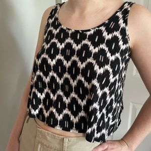 Flowy Loose Boho Crop Top